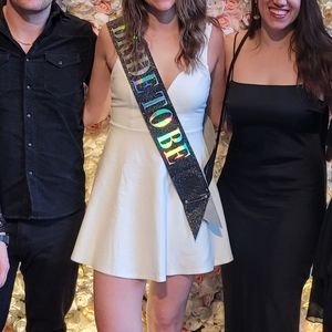 Lulu's white skater dress